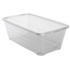 Life Story 6 Quart Rectangular Clear Plastic Protective Storage Shoe