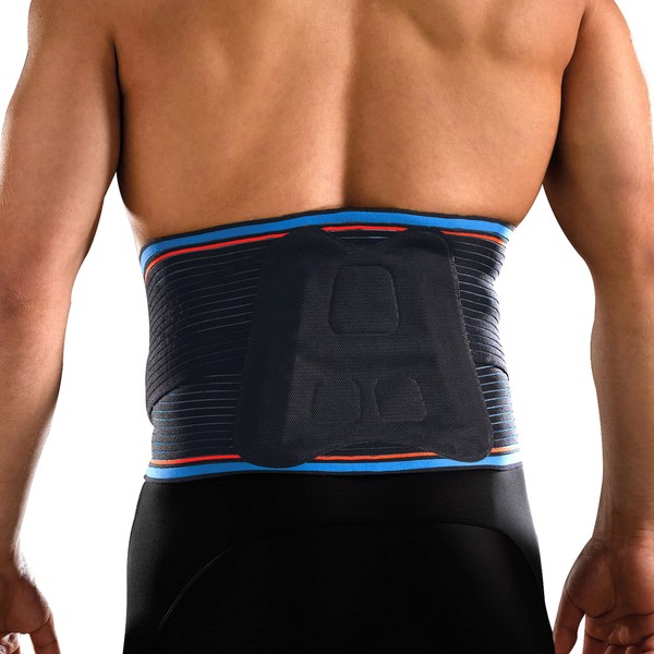 Thuasne Sport – Lumbar Support Belt – Lumbalgia, Disc/Lumbar Sprain, Back Pain – Back and Abdominal Ribs – Support Index 4/5 – CE Medical Device