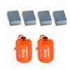 GOGOOD 2 Pack Emergency Sleeping Bags Survival Bivvy Sack +