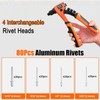 Rivet Gun with 80 Free Aluminum Riveting Rivet Gun Unique