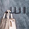 BetterJonny Set of 6 Aluminum Alloy Wall Hooks, Folding Wall