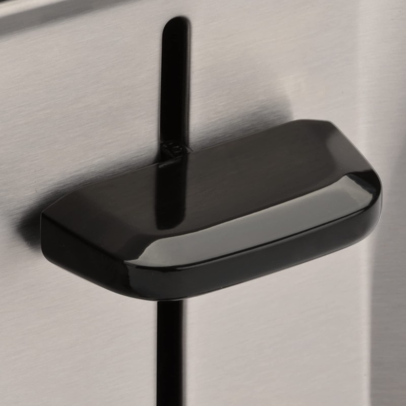 Toastmaster 4-Slice Cool Touch Toaster, Black with Stainless