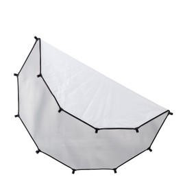 Manfrotto HaloCompact Plus Cover 98 cm / 38 inch – Circular Reflector - Reversible Alternative or Replacement Cover: Silver/White - LL LR3332