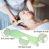 Natural Jade Guasha board Hand Fish Shaped Guasha Scapper/2 Pcs