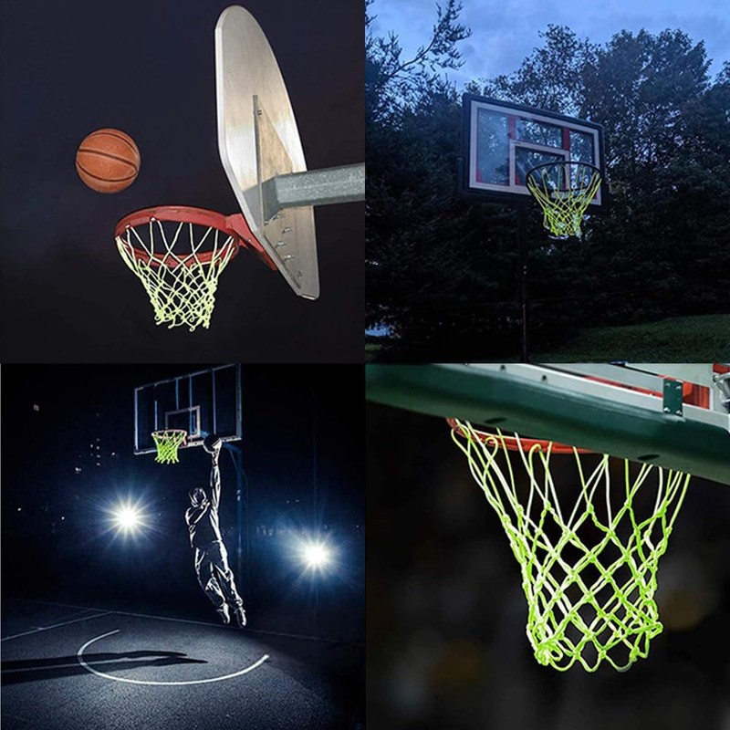 Basket Goal Net 17.7 inches (45 cm) Glow in the