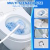 Actmuen 100pcs Disposable Toilet Brush Replacement Head,Bathroom Cleaning,Disposable Bowl Cleaners