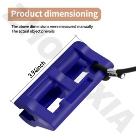 ZHONGXIA 4" Steer Stop Outboard Hydraulic Steering Lock for Stabilising Outboard Engines, Outboard Steering Lock Preventing Oscillation and Protecting Transport and Towing 1 Pair (Navy Blue)