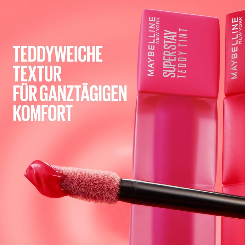 Maybelline New York Superstay Teddy Tint Lipstick for Delicate, Soft
