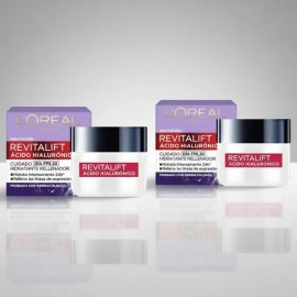 Kit 2 Cremas De Día L'oréal Paris Ácido Hialurónico 50ml Cu