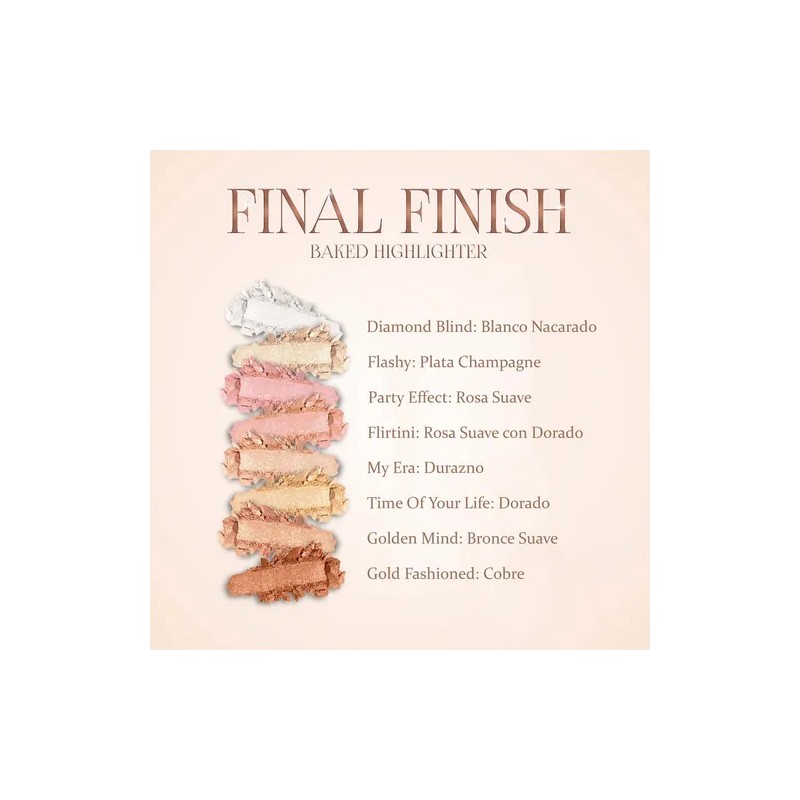 Iluminador Flawless Stay Final Finish Baked Beauty Creations Tono del