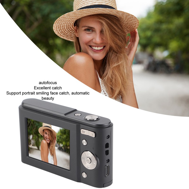 Digital Camera 48MP 16X Zoom 1080P HD 2.4 Inch IPS