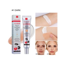 Erinde Crema CC Correctora de Color con Centella Asiática, Base de Cobertura Total, Crema Correctora de Color con SPF 25, Tono de Piel Uniforme, Crema Hidratante #01