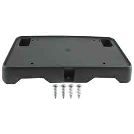 GoaMotors Front License Plate Bracket 23354526 w/Screws Compatible with Chevy Silverado 1500 2016-2019, Front Bumper License Plate Holder Mounting Cover, Front License Plate Tag Bracket Holder