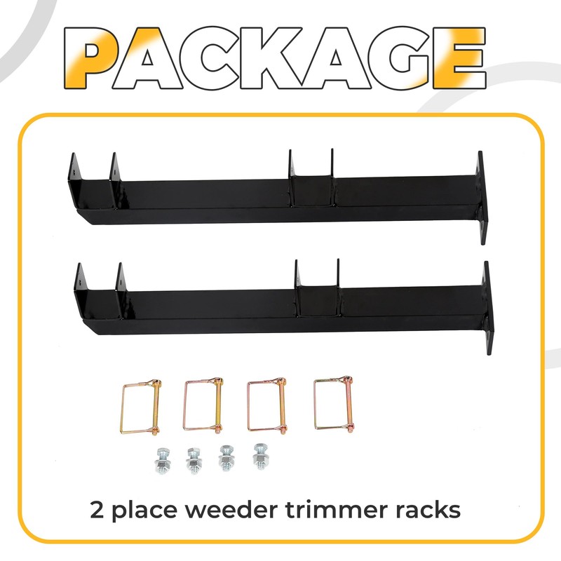 ECOTRIC 3 Place Weed Eater Rack Carrier Mount On Landscape