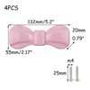 HEVSTIL 4 PCS Bow Shape Cabinets Knobs for Cabinet Drawer