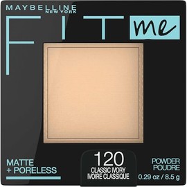 Maybelline New York Fit Me Mate + maquillaje en polvo sin poros, Marfil clásico, 1 pieza