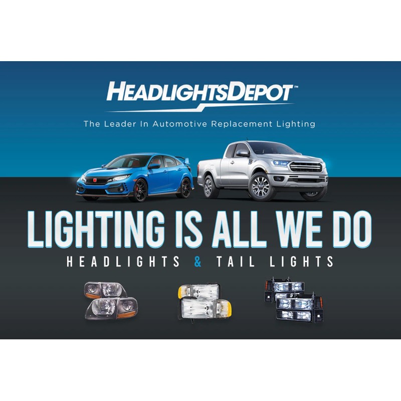 Headlightsdepot Tail Light Passenger Side Assembly Fits Toyota Highlander 11-2013