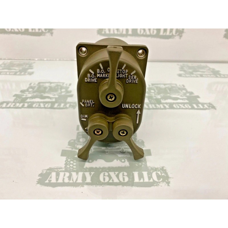 NEW 3 lever light switch m35a2 m809 m939 HMMWV m998