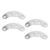 minkissy 2Pairs Metal Heel Plates Repair Kit of Durable Shoe