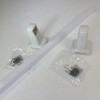 Mid Century Modern Vintage White Ceramic Towel Bar Rod Rack