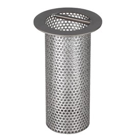 HOTYELL 3" Commercial Floor Drain Strainer, 6'' High, Thick Stainless Steel and Finely Polished Drain Basket