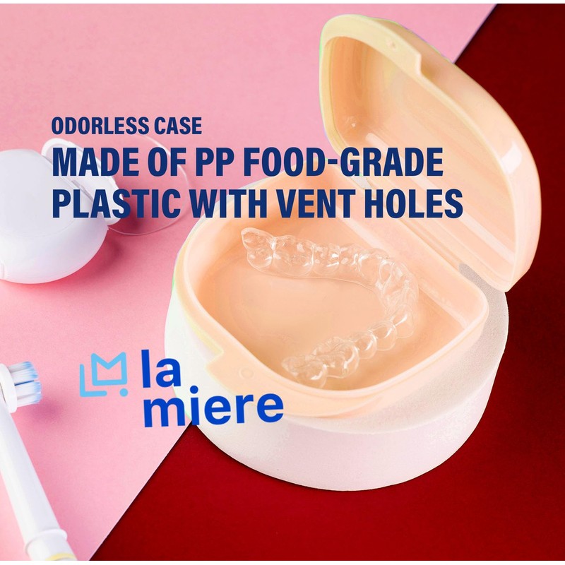 Retainer Case with Vent Holes - Orthodontic container for holding