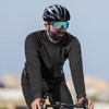 Santic Men's Cycling Jacket Winter Thermal Fleece Windproof Breathable Reflective