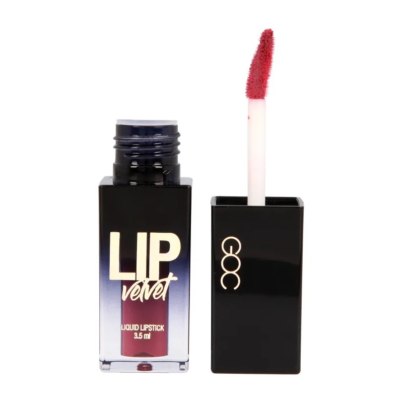 Goc Lip Velvet Labial Líquido Mate Aterciopelado No Reseca Color