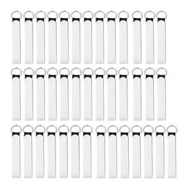 Nvanvmm 40 Pcs Sublimation Keychain Blanks Neoprene Wristlet Keychain Holder Blank Keychain