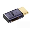 cablecc HDMI Male to HDMI 2.1 Female Flat Right Angled
