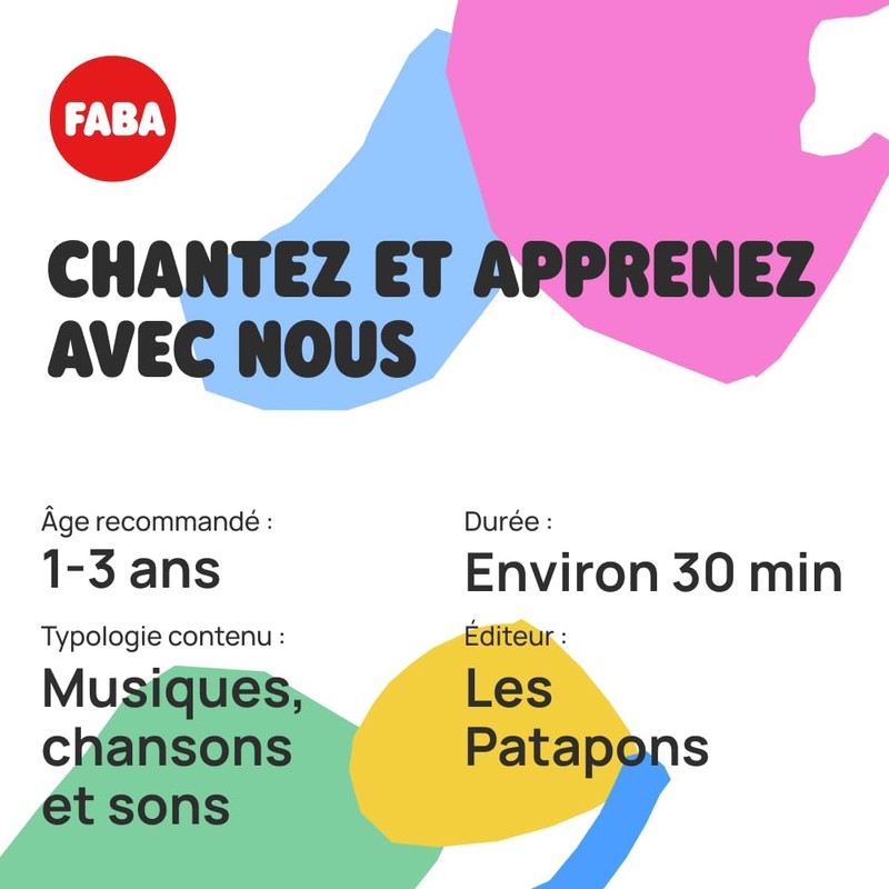 FABA FFF40001 Animaux Sound Character, Sing and Learn with Us,