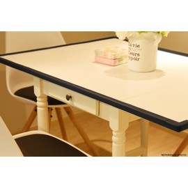 FiveSeasonStuff All Season Premium Foam Cushion Table Edge and Corner Guards / Edge Protectors / Edge Cushion / Edge Guards / Baby Proofing Child Proofing (Standard L-Profile Edge Protector Black 1pc 2Metre (T:5-8mm))