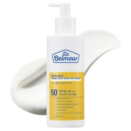Dr. Belmeur Family Large Capacity Easy Wash Sun Cream SPF50+ PA++++, 190ml, 1 piece / 닥터벨머 패밀리 대용량 이지워시 선크림 SPF50+ PA++++, 190ml, 1개