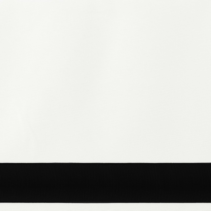 Sun Zero Denna Black Ribbon Border 100% Total Blackout Cordless