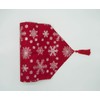 Lex's Linens Christmas Red Table Runner With a Silver Metallic