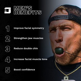 Jawzrsize Jaw Exerciser for Men - Pop N Go Beginner Bundle Blue and Intermediate Neon Jaw Trainer, Jaw Clenching Relief, Double Chin Reducer, Jawline Shaper and Neck Exerciser