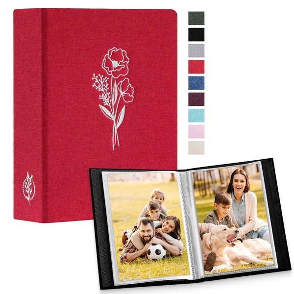 Lanpn Small Photo Album 6x4 2 Packs, Each Pack holds