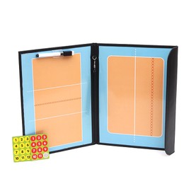 Ruiqas Volleyball Trainer Tactics Board with Full Half Space, Magnetic Tactics Board with Marker Pieces, Pen