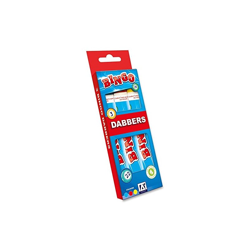 DESIGN GROUP Pack Of 3 Stationery Bingo Game Dabbers Felt