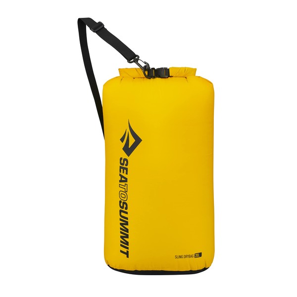 Sea to Summit Sling Dry Bag-20L Mountaineering, Mountaineering and Trekking, Adults, Unisex, Yellow, One Size