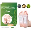 40PCS Bamboo Foot Patch/Natural Bamboo Foot Pads for Men and