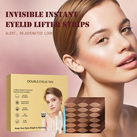 Eyelid Lifter Strips, 360Count Eyelid Tape, Glue-Free Eyelid Tape for Hooded Eyes Invisible, Instant Eyelid Lift for Heavy Saggy, Uneven,Hooded, Mono-eyelids