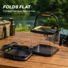Transparent Foldable EVA Fishing Bucket, 20/22/24cm with 5m Rope Options
