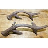 2 Cast Iron Antique Style Deer Antlers Drawer Handle Pull