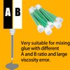 houya 20 Pack Epoxy Mixing Nozzle Adhesive Static Mixing Nozzle