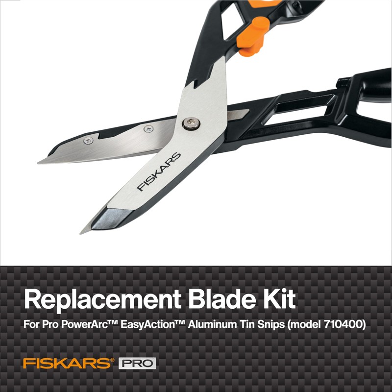 FISKARS PowerArc Easy Action Aluminum Tin Snips Replacement Blades -