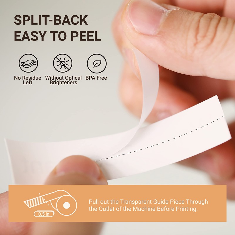 MakeID Label Tape Compatible with MakeID Label Makers L1 Q1