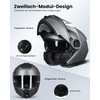 ILM ECE22.06 Model 159 Flip-Up Motorcycle Helmet Full-Face Helmet Double