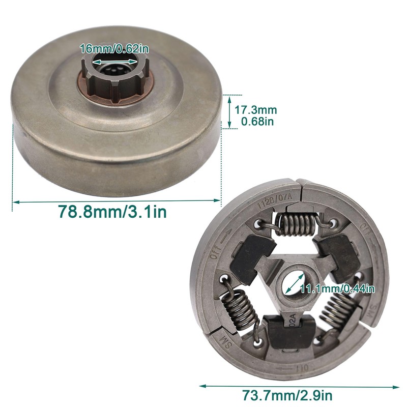 FJSaDobo Chain Sprocket Clutch E-Clip Needle Bearing for STIHL MS360