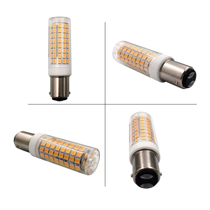 10W BA15D LED Bulbs,102LEDs 2835SMD,100W Halogen Equivalent, 1500LM Dimmable Double
